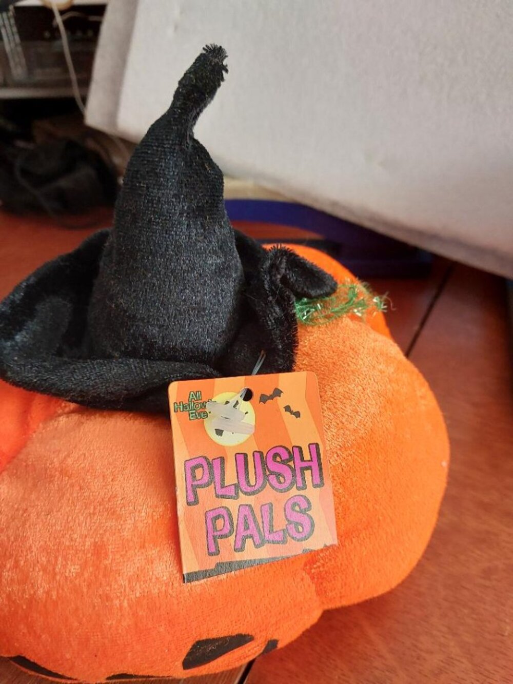 NEW TAG ! Plush Plas Pumpkin Witch Hat Plush Toys